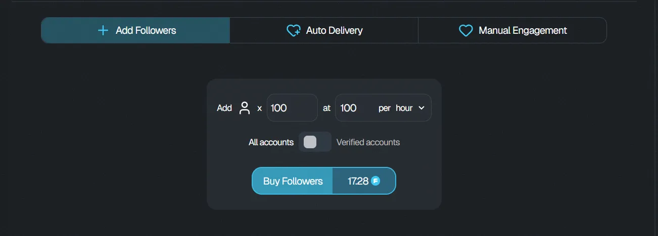 Configure a follower order on FMAX