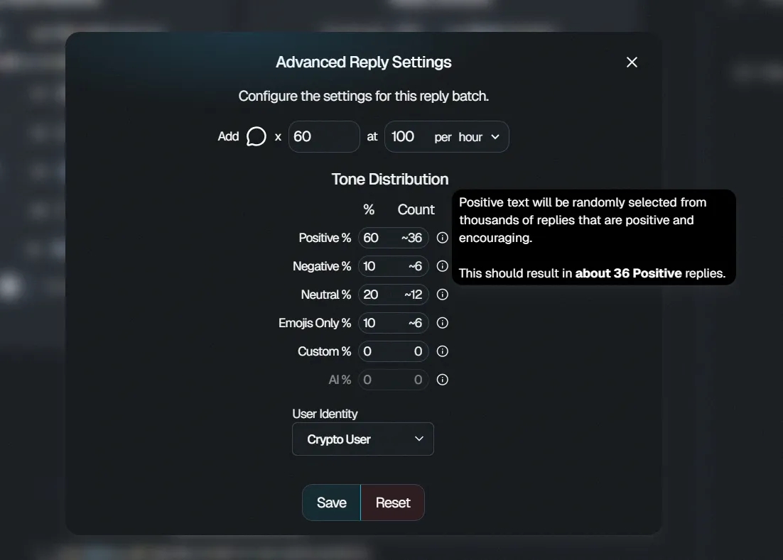 Configure reply settings for Auto-Delivery on FMAX